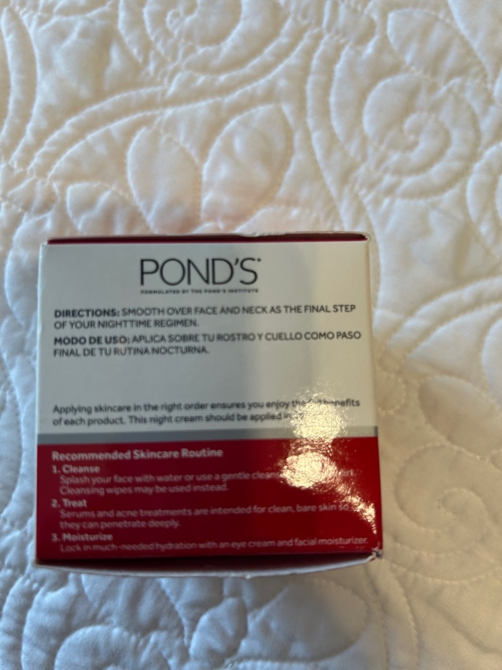POND'S Rejuveness Advanced Hydrating Night Cream - Red - Picture 4 of 4
